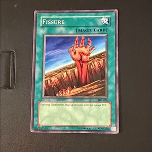 Yu-Gi-Oh! Fissure Magic Card - Teal Border